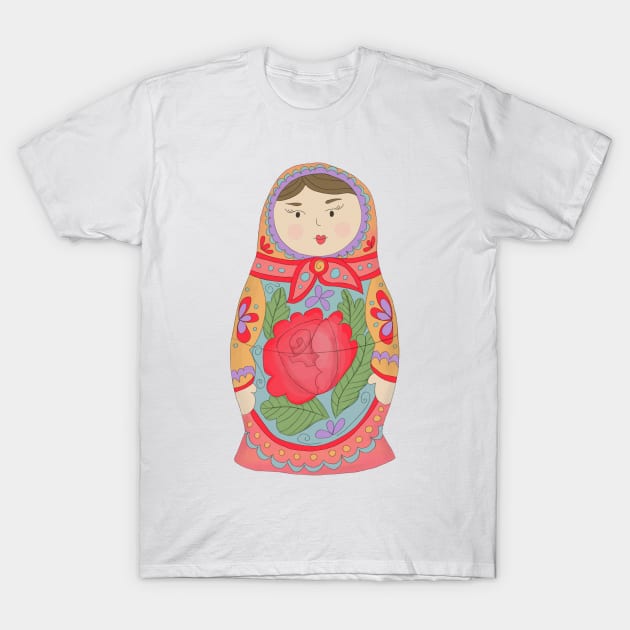 Babushka T-Shirt by LauraKatMax